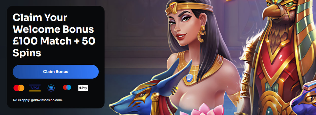 Goldwin Casino Uvítací bonus